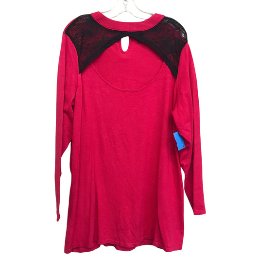 Sweater By Torrid In Pink, Size:3X