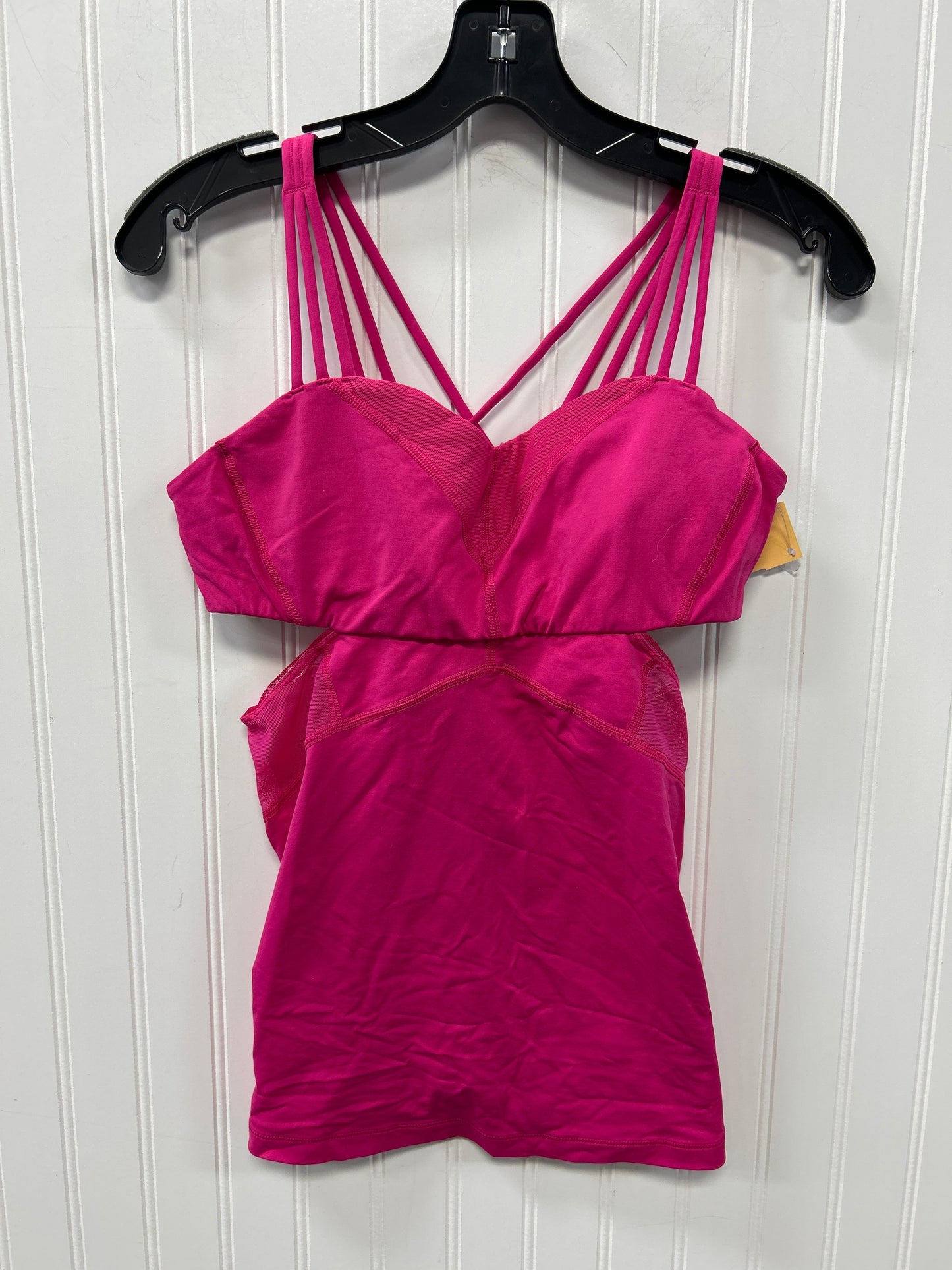 Athletic Tank Top By Lululemon In Pink, Size:8
