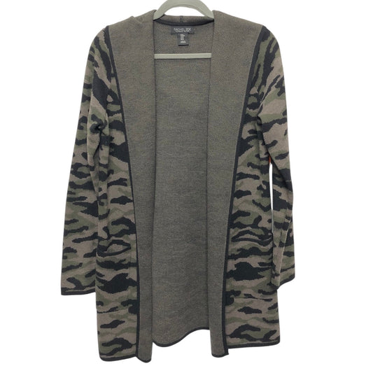 Sweater Cardigan By Rachel Zoe In Camouflage Print, Size:M