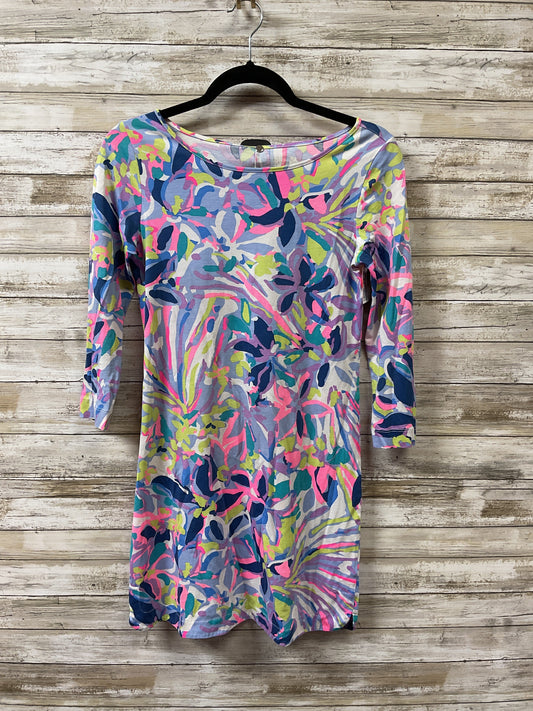 Dress Designer By Lilly Pulitzer In Green & Pink, Size:Xs