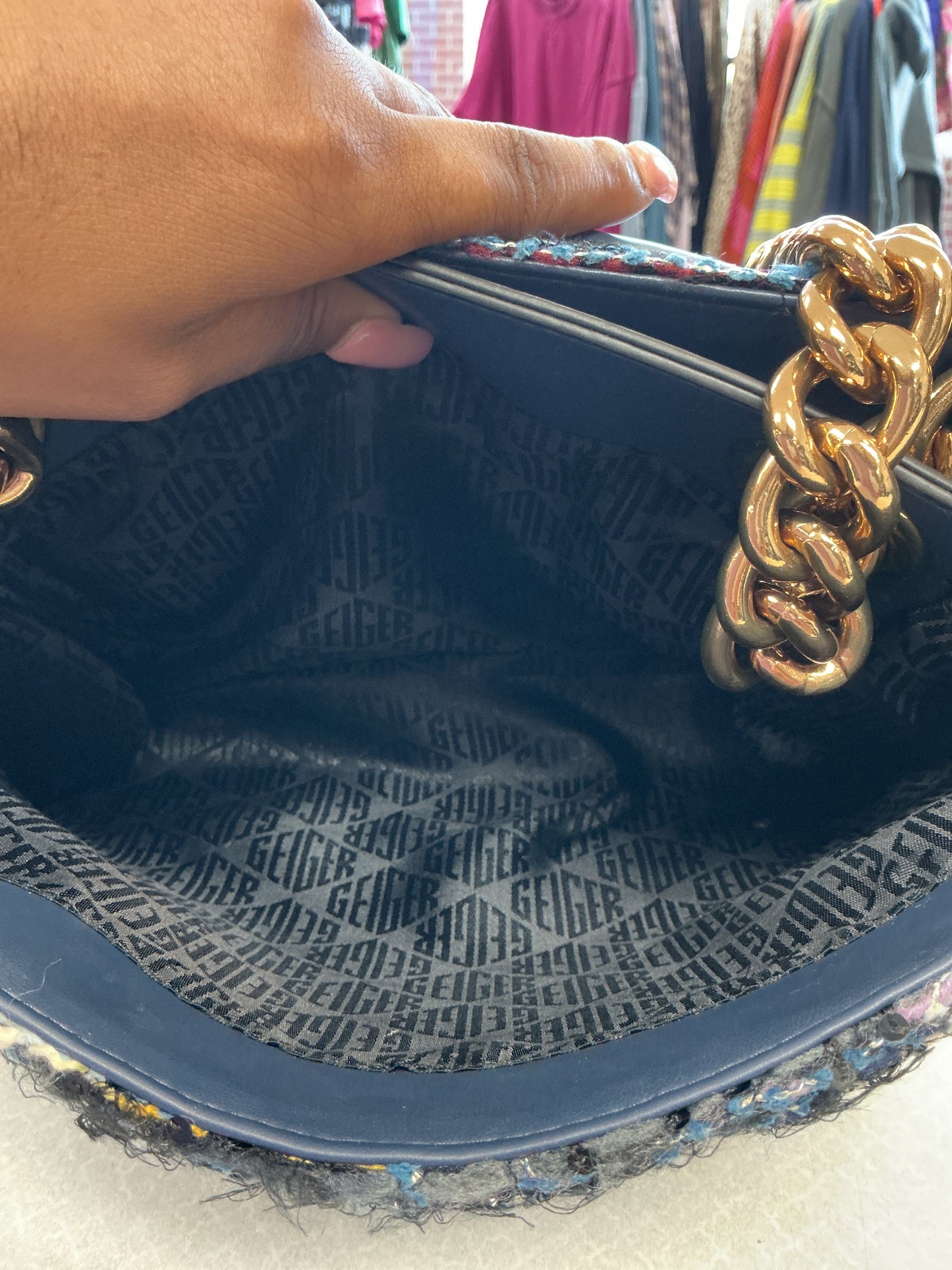 Handbag By Kurt Geiger London In Multi, Size:Large