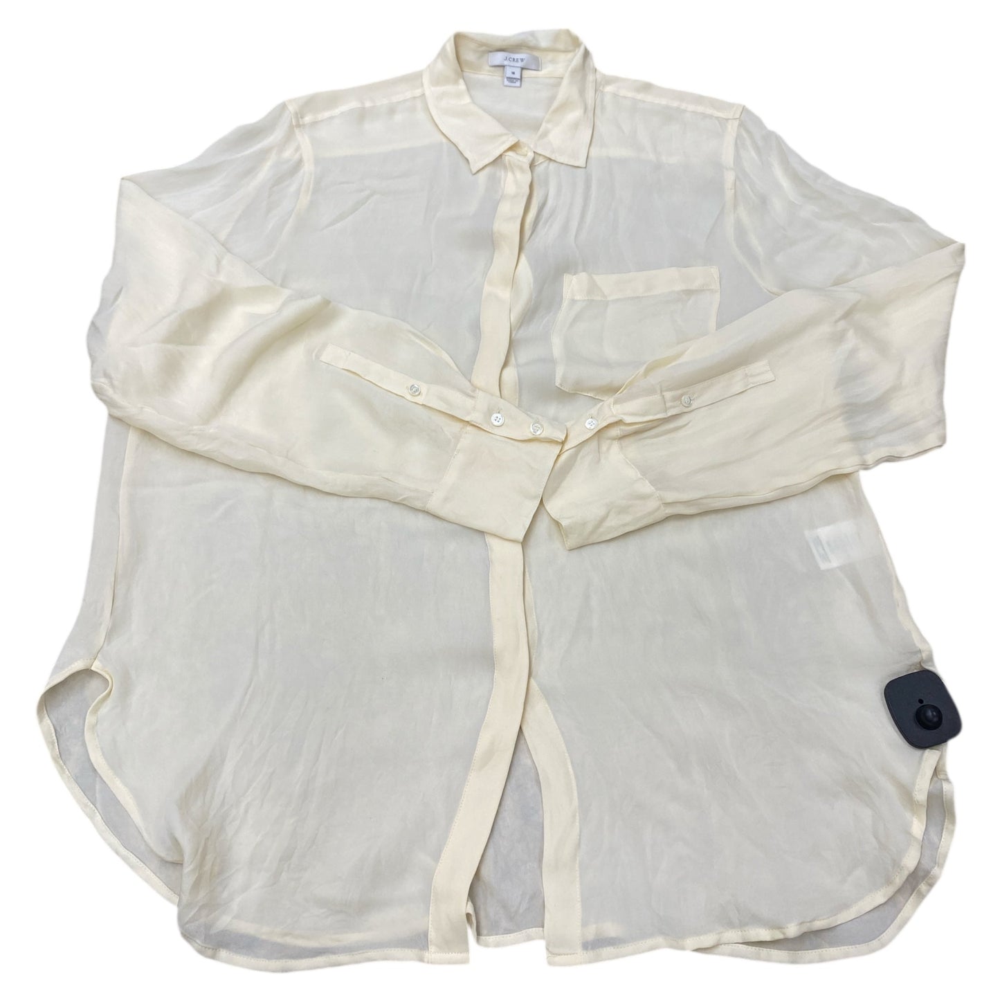 Top Ls By J. Crew In Yellow, Size:16