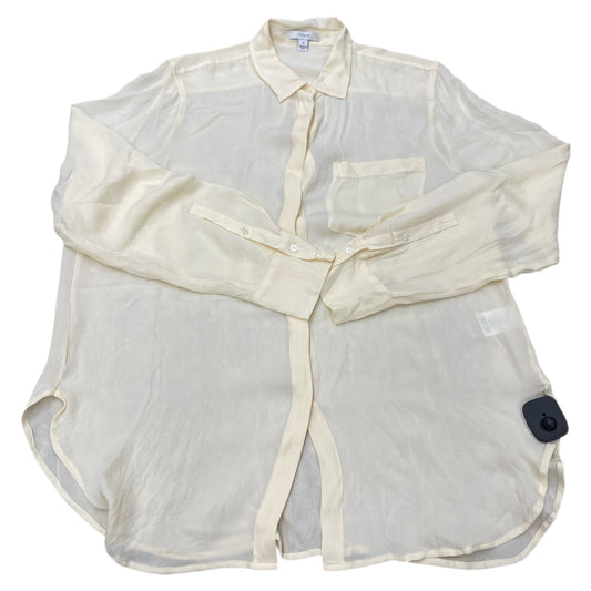 Top Ls By J. Crew In Yellow, Size:16