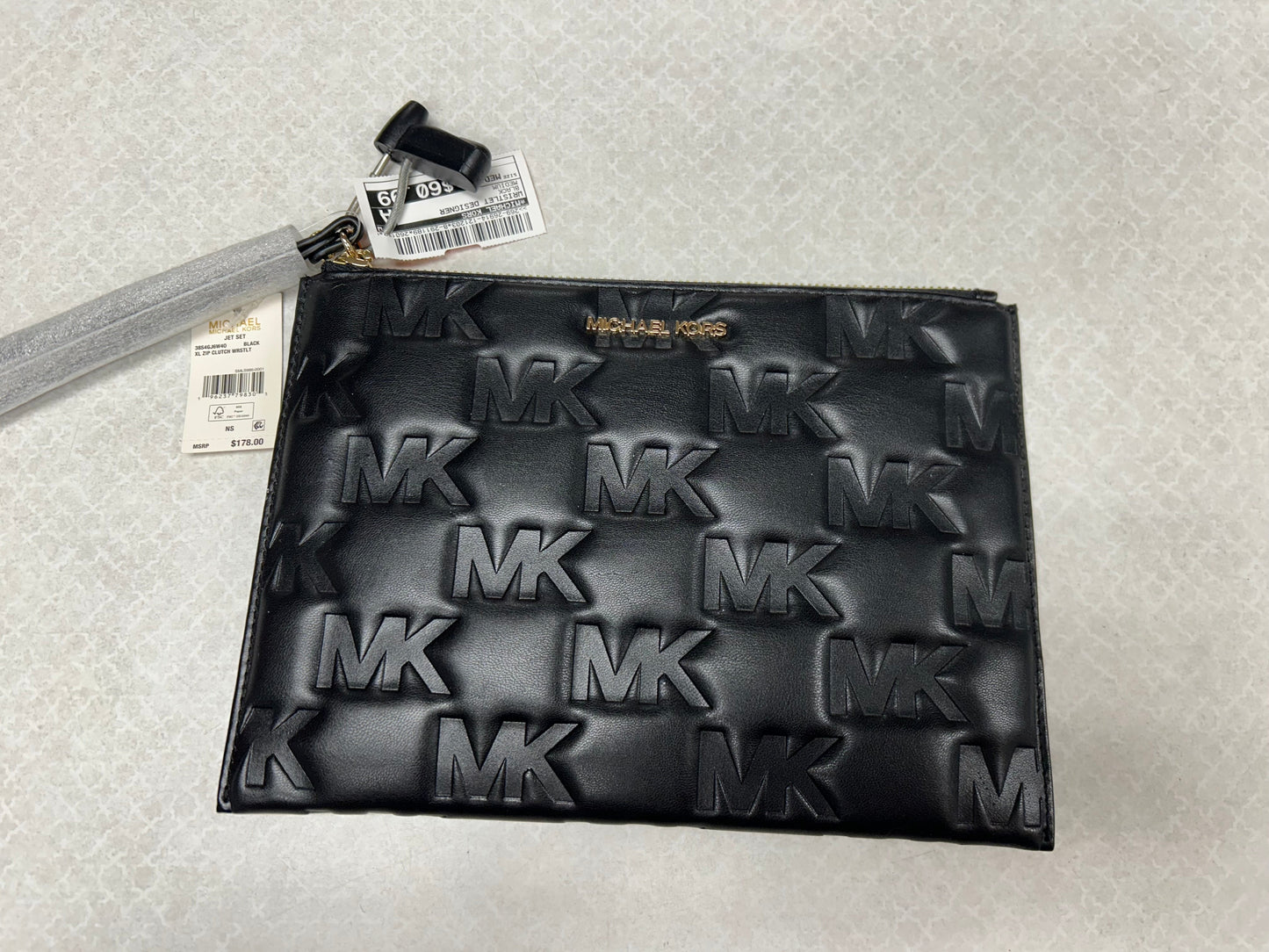 Wristlet Designer By Michael Kors In Black, Size:Medium