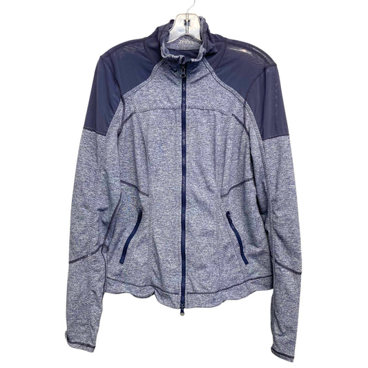 Athletic Jacket By Zella In Blue, Size:Xl