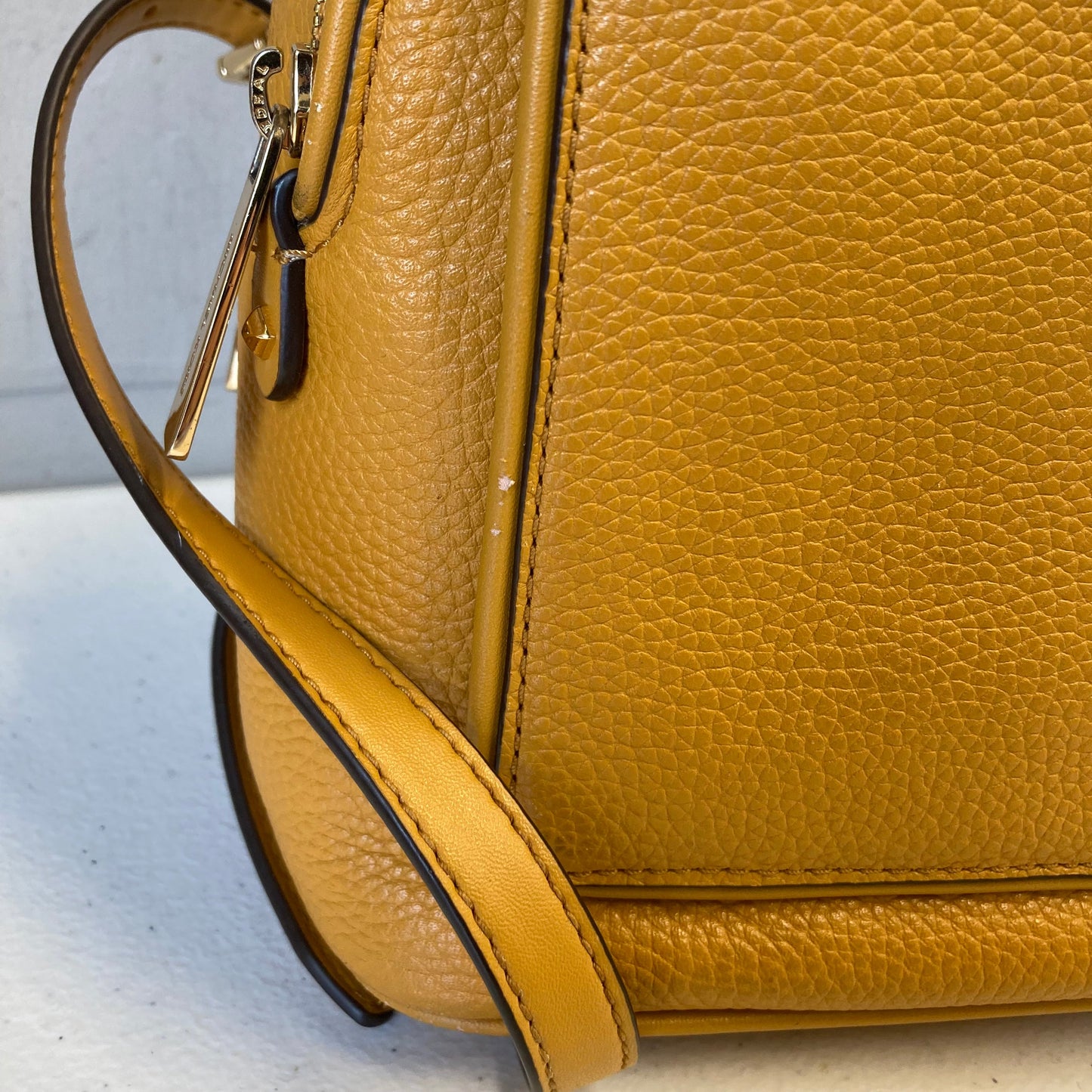 Backpack Designer By Michael Kors In Mustard, Size:Small