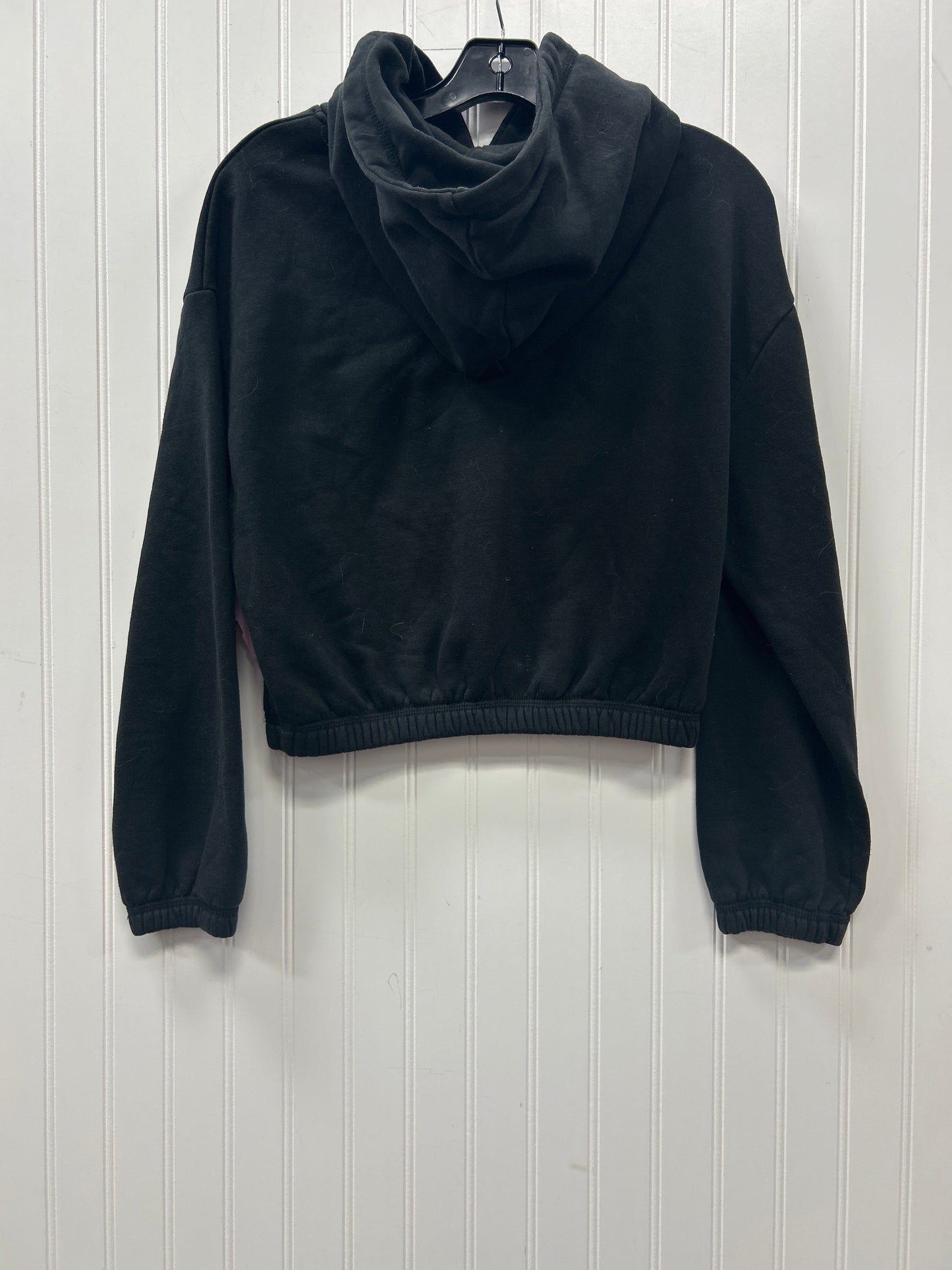 Sweatshirt Hoodie By Zara In Black, Size:M