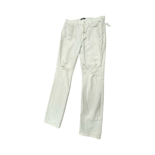 Jeans Straight By 7 For All Mankind In White, Size:4