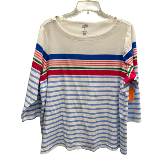 Top Ss By Croft And Barrow In White, Size:1X