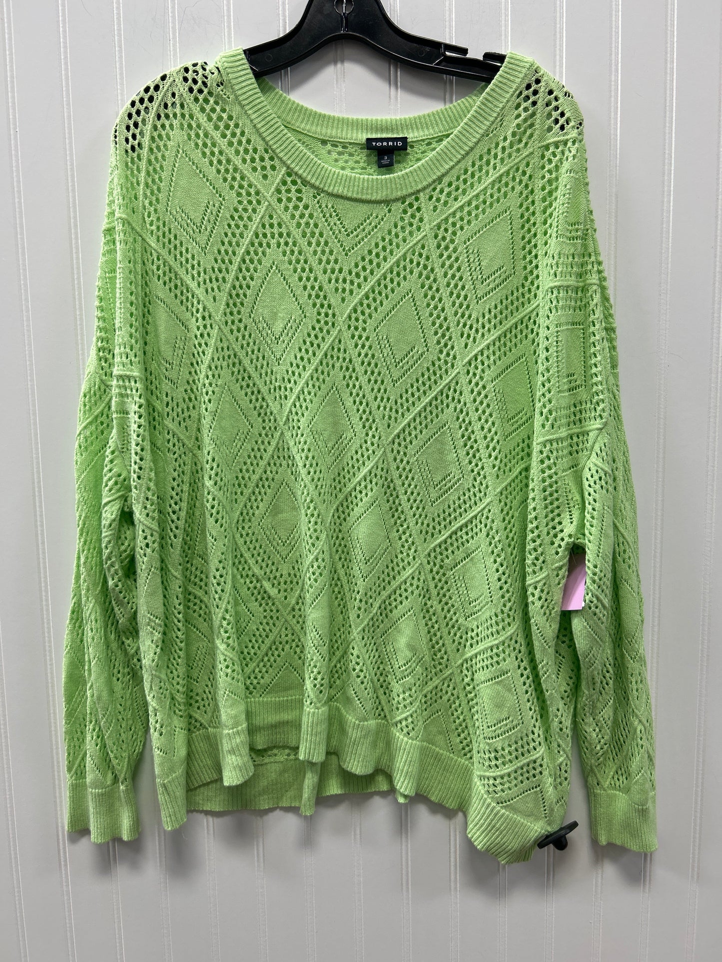 Top Ls By Torrid In Green, Size:3X