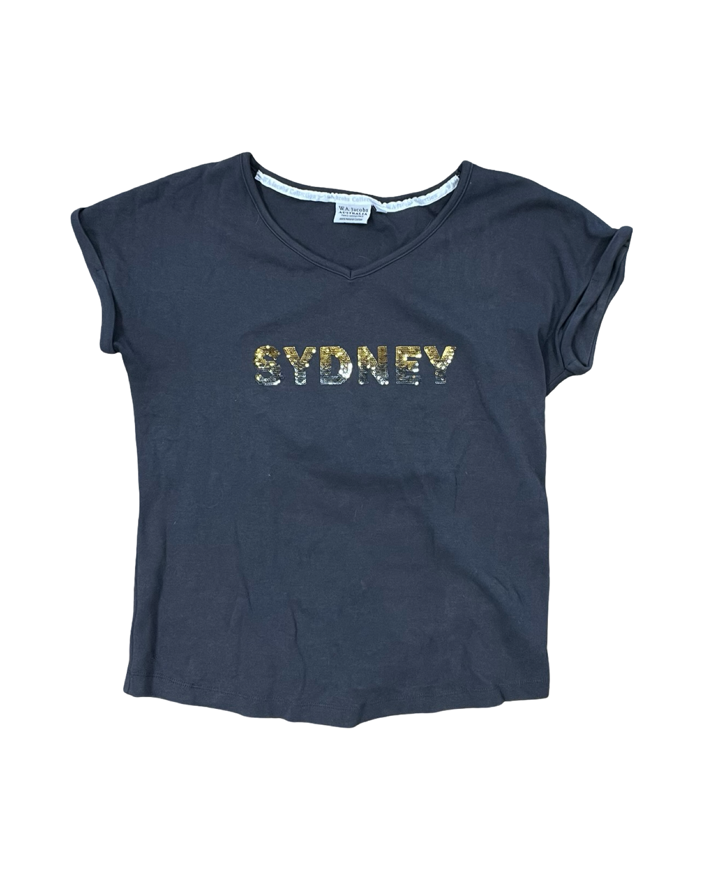 Top Ss By Clothes Mentor In Grey, Size:M