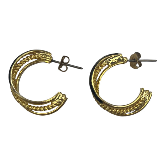 Earrings Hoop By Clothes Mentor In Gold