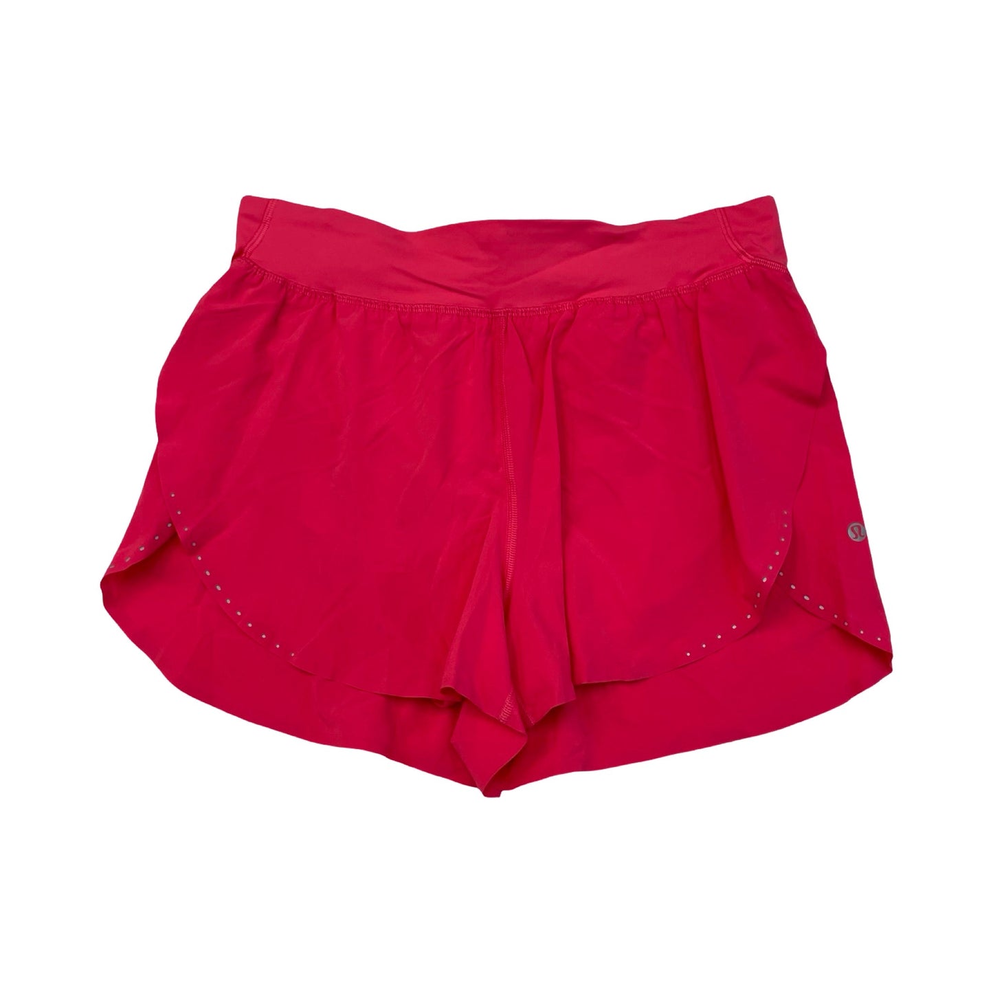 Athletic Shorts By Lululemon In Pink, Size:8