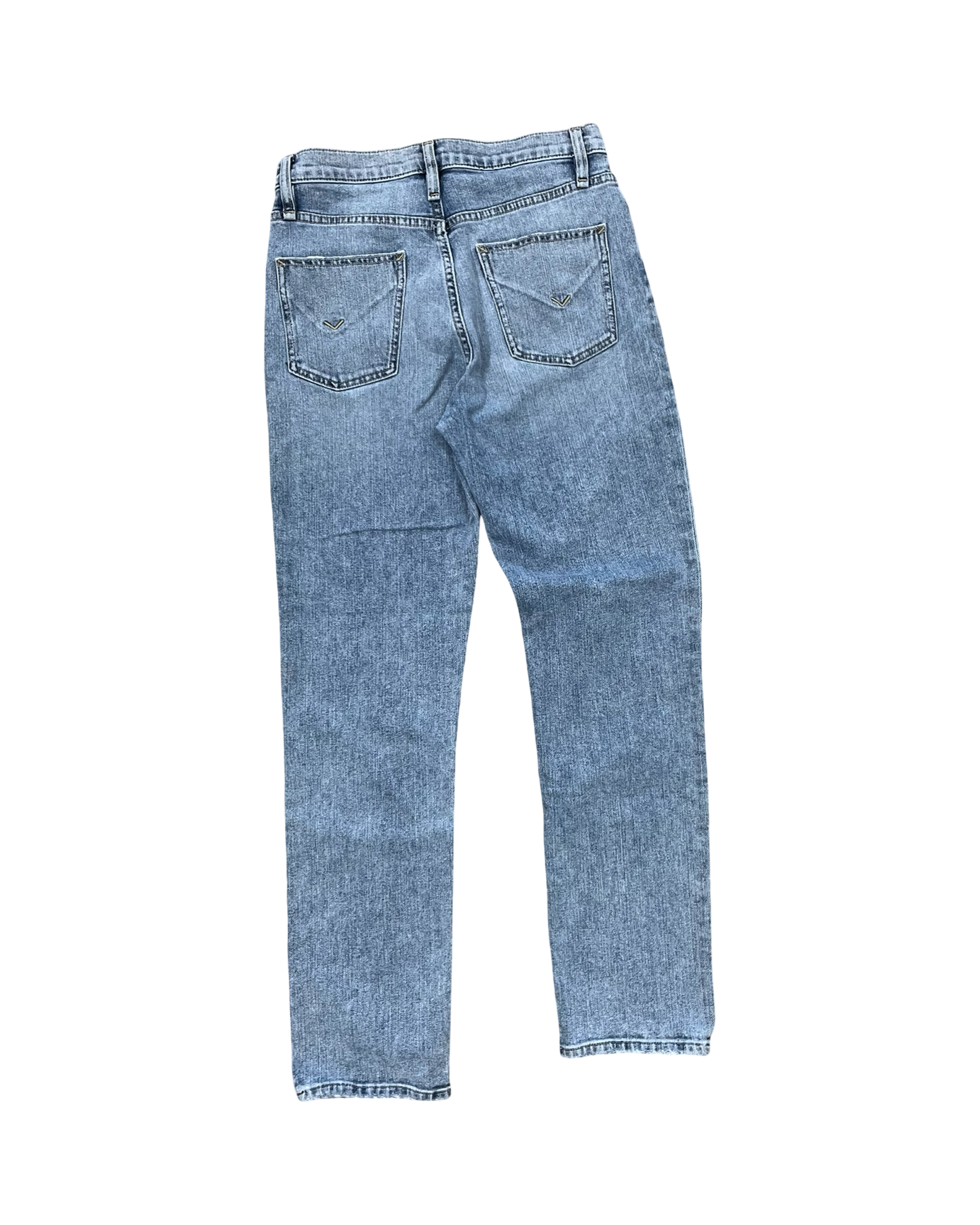 Jeans Straight By Hudson In Blue Denim, Size:4