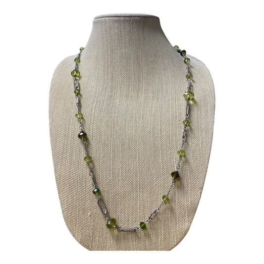 Necklace Other By Cme In Green & Silver