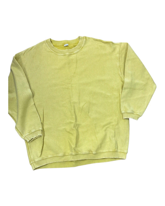 Sweatshirt Crewneck By Aerie In Yellow, Size:Xs