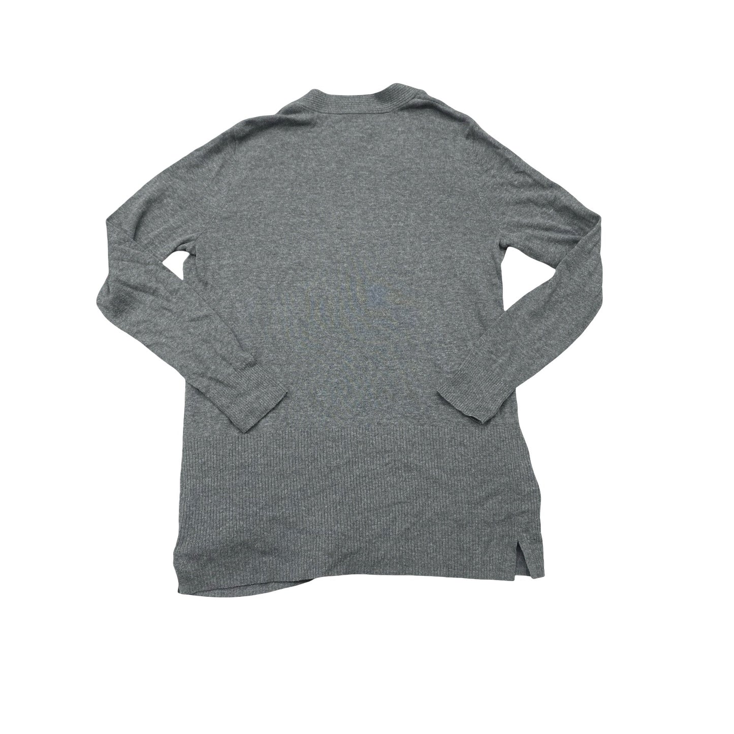 Sweater Cardigan By Croft And Barrow In Grey, Size:S