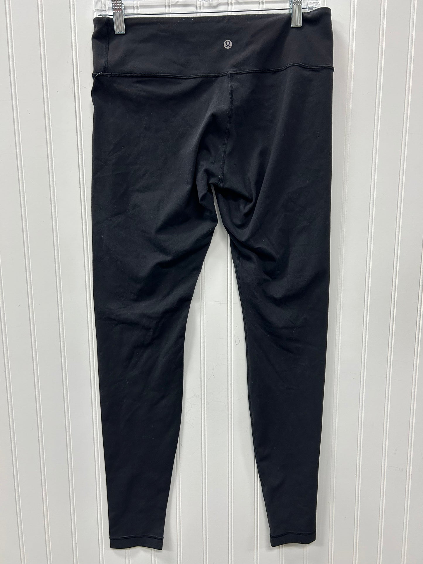 Athletic Leggings By Lululemon In Black, Size:10