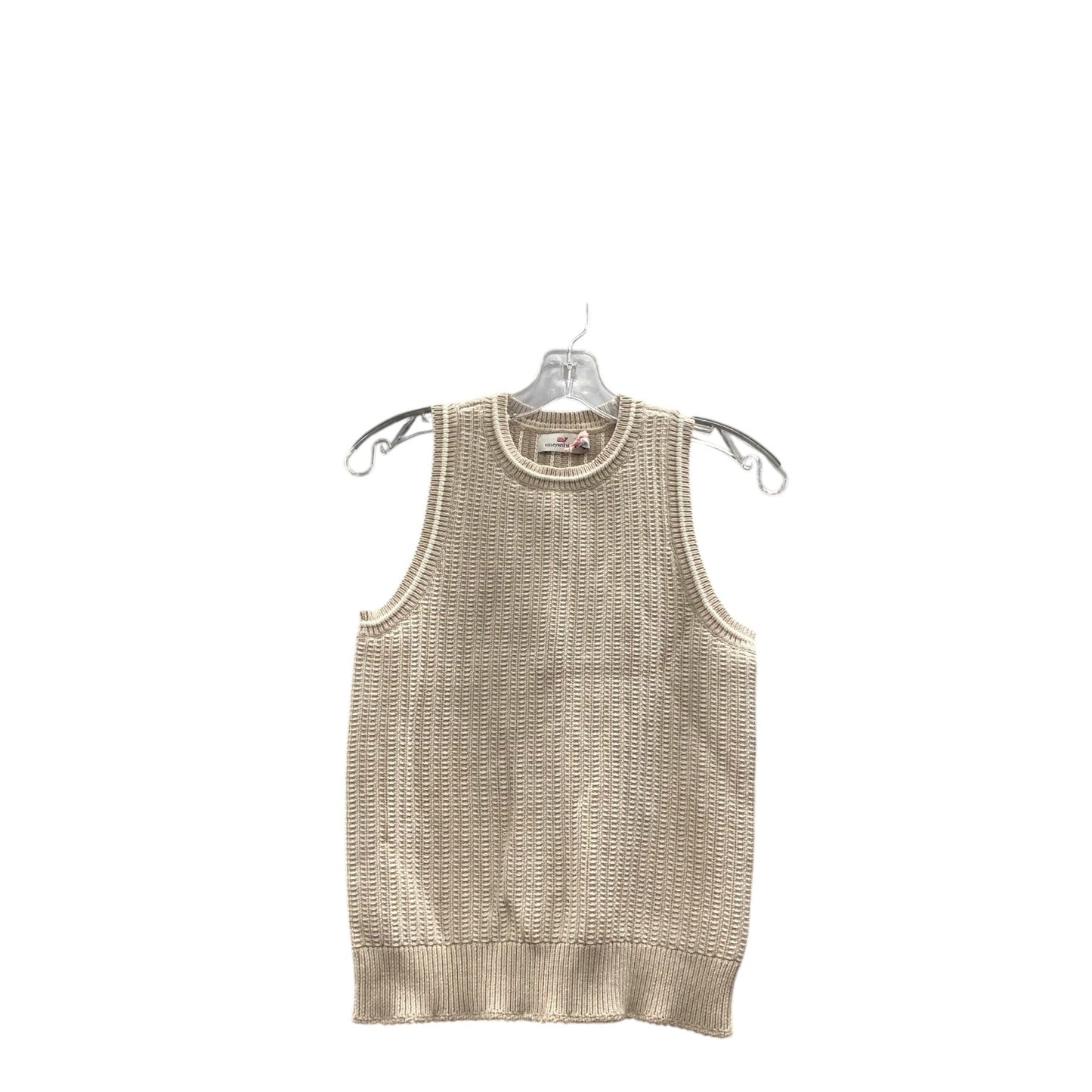 Sweater By Vineyard Vines In Tan, Size:S