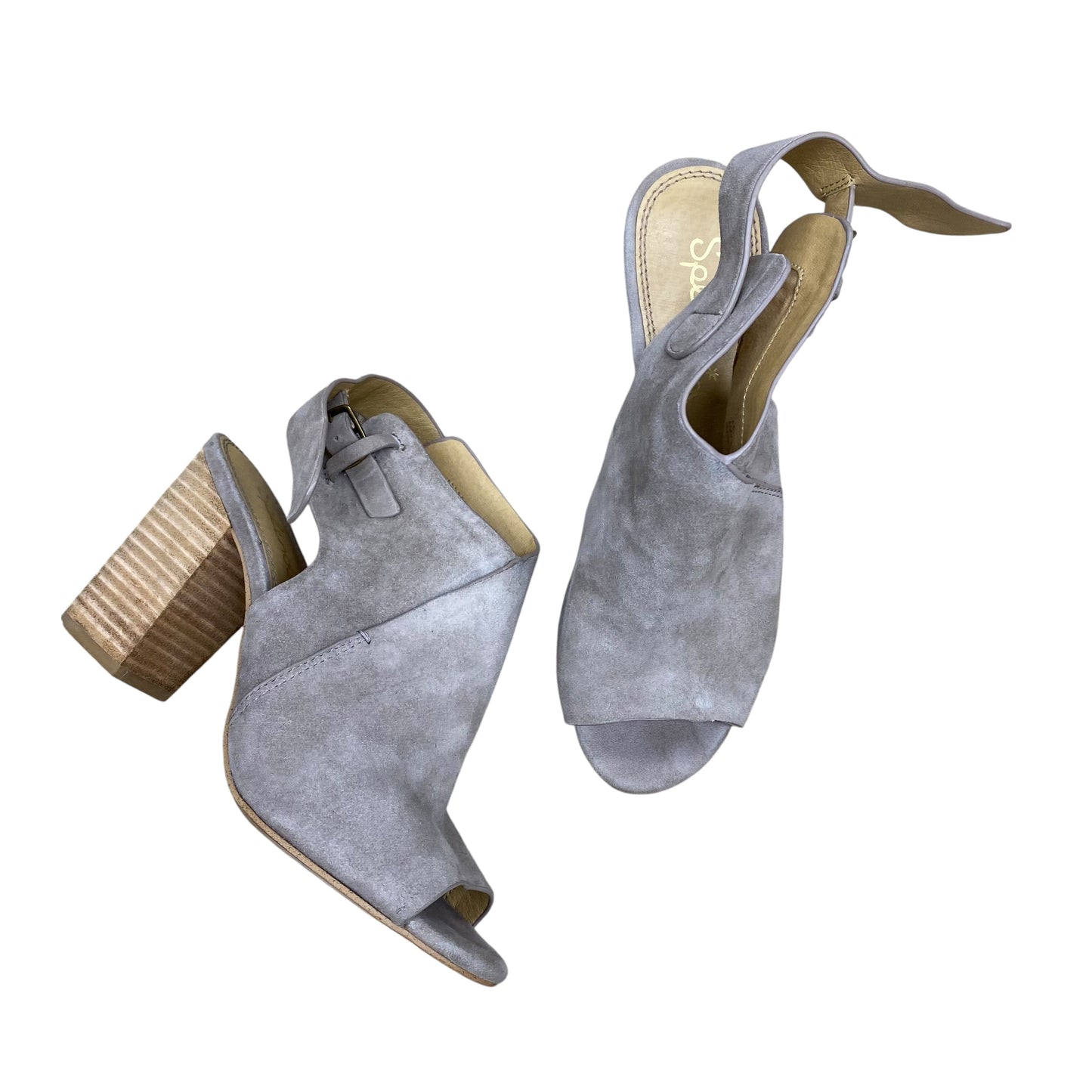 Shoes Heels Block By Splendid In Taupe, Size:7.5