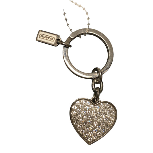 Key Chain Designer By Coach In Silver