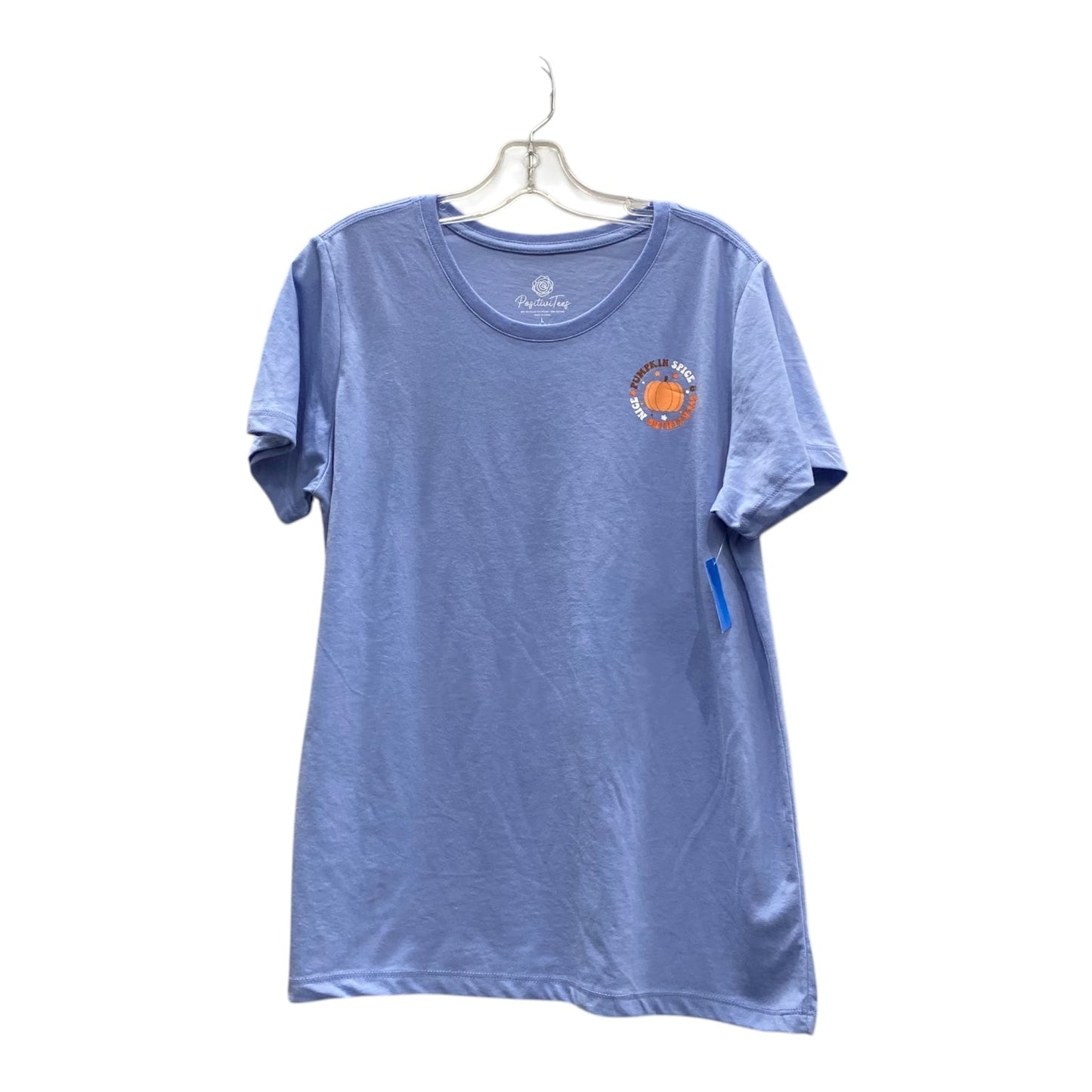 Top Ss By Positivititee In Blue, Size:L