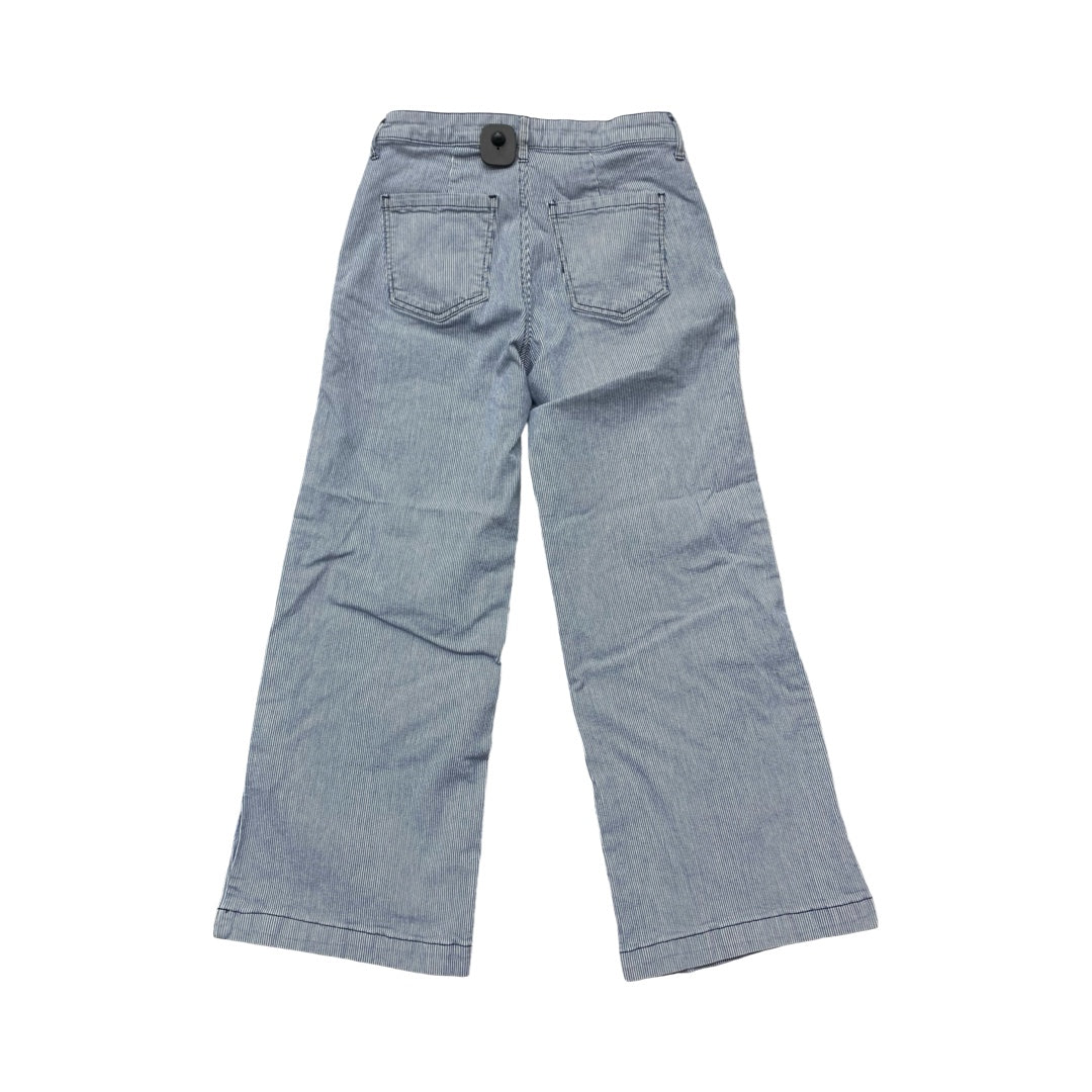 Jeans Wide Leg By Kut In Striped Pattern, Size:0