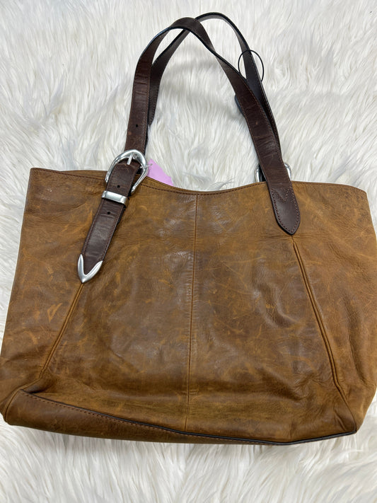 Handbag Designer By Frye In Brown, Size:Large