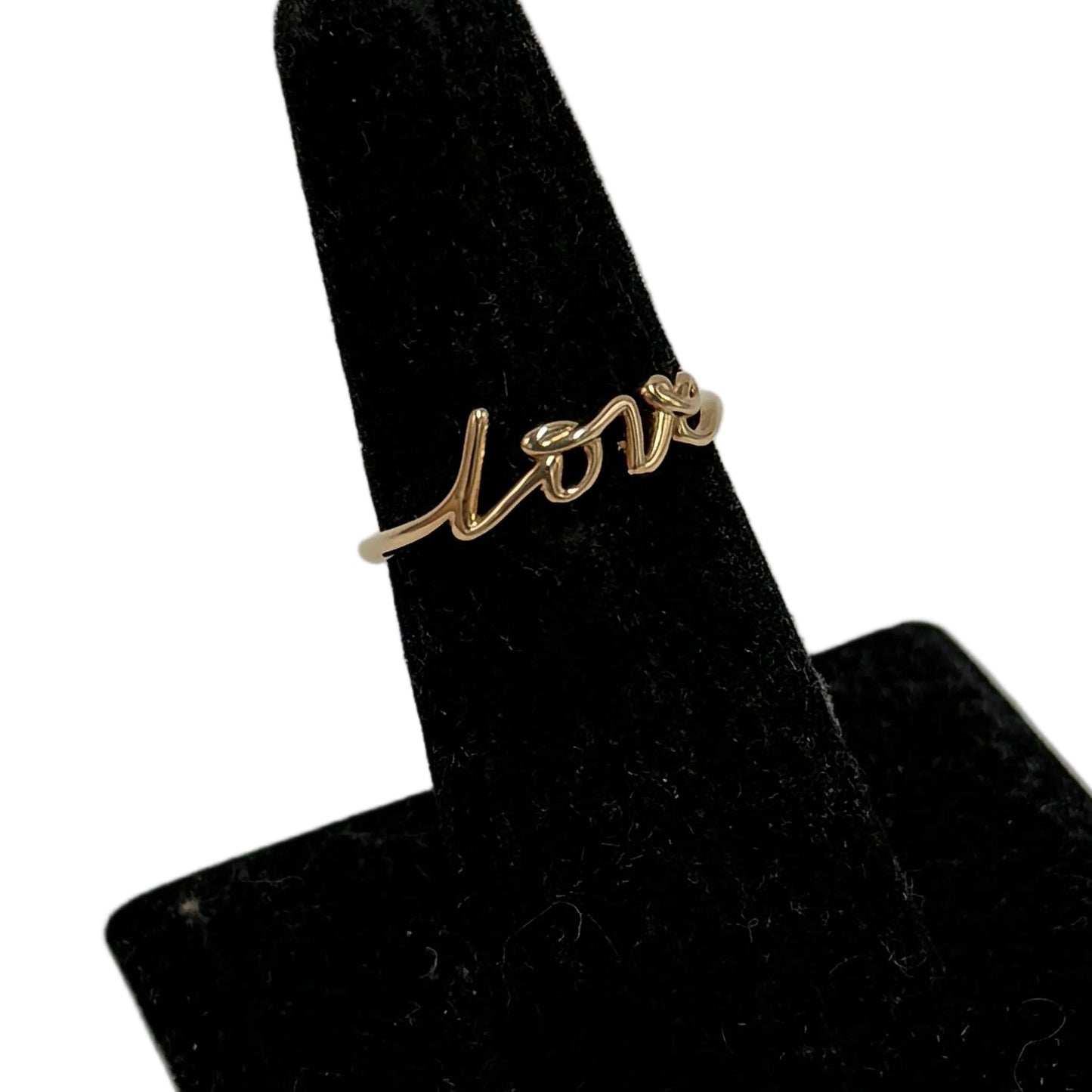 Tiffany & Company Paloma's Graffiti 18k LOVE Luxury Ring, Size: 7