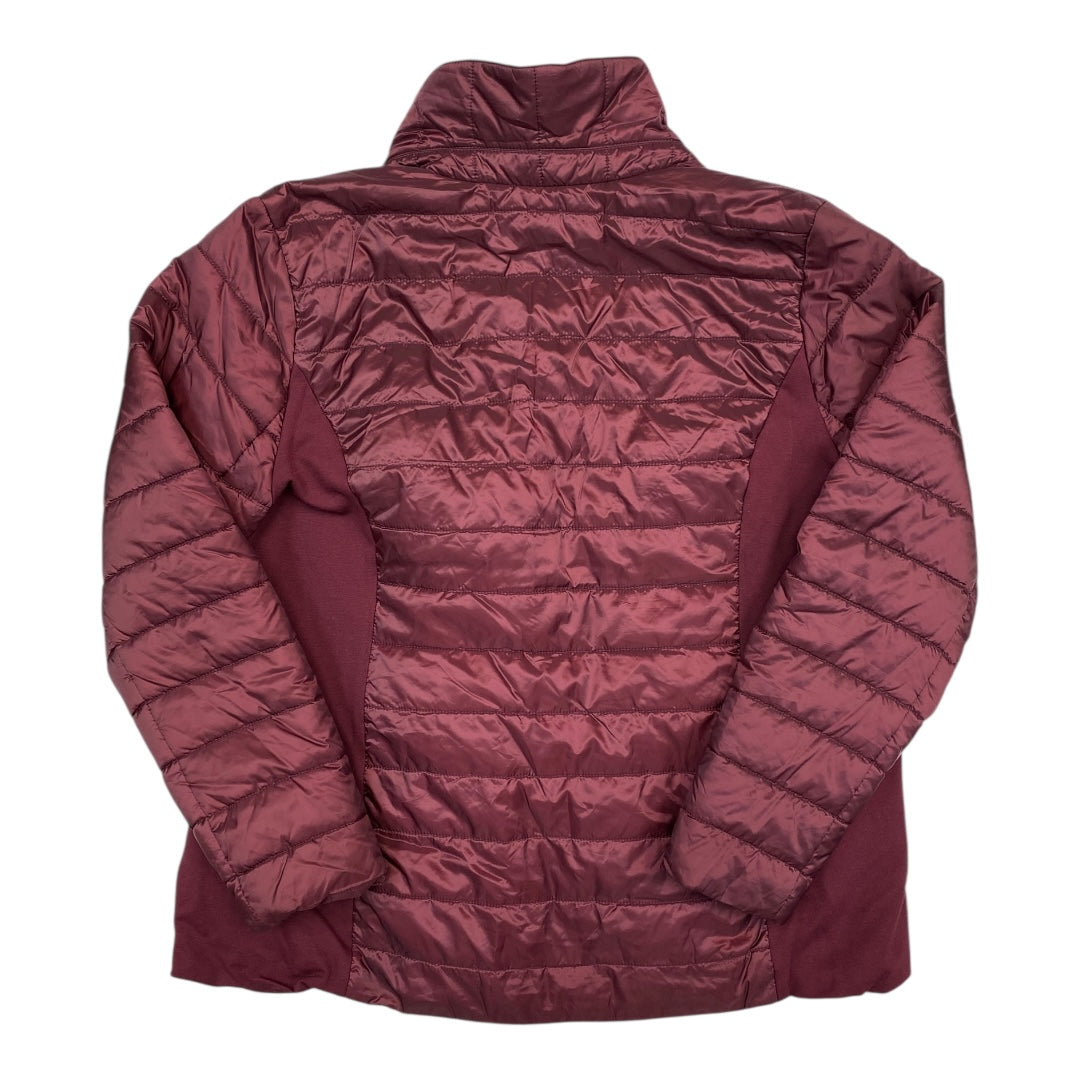 Jacket Puffer & Quilted By Susan Graver In Purple, Size:L