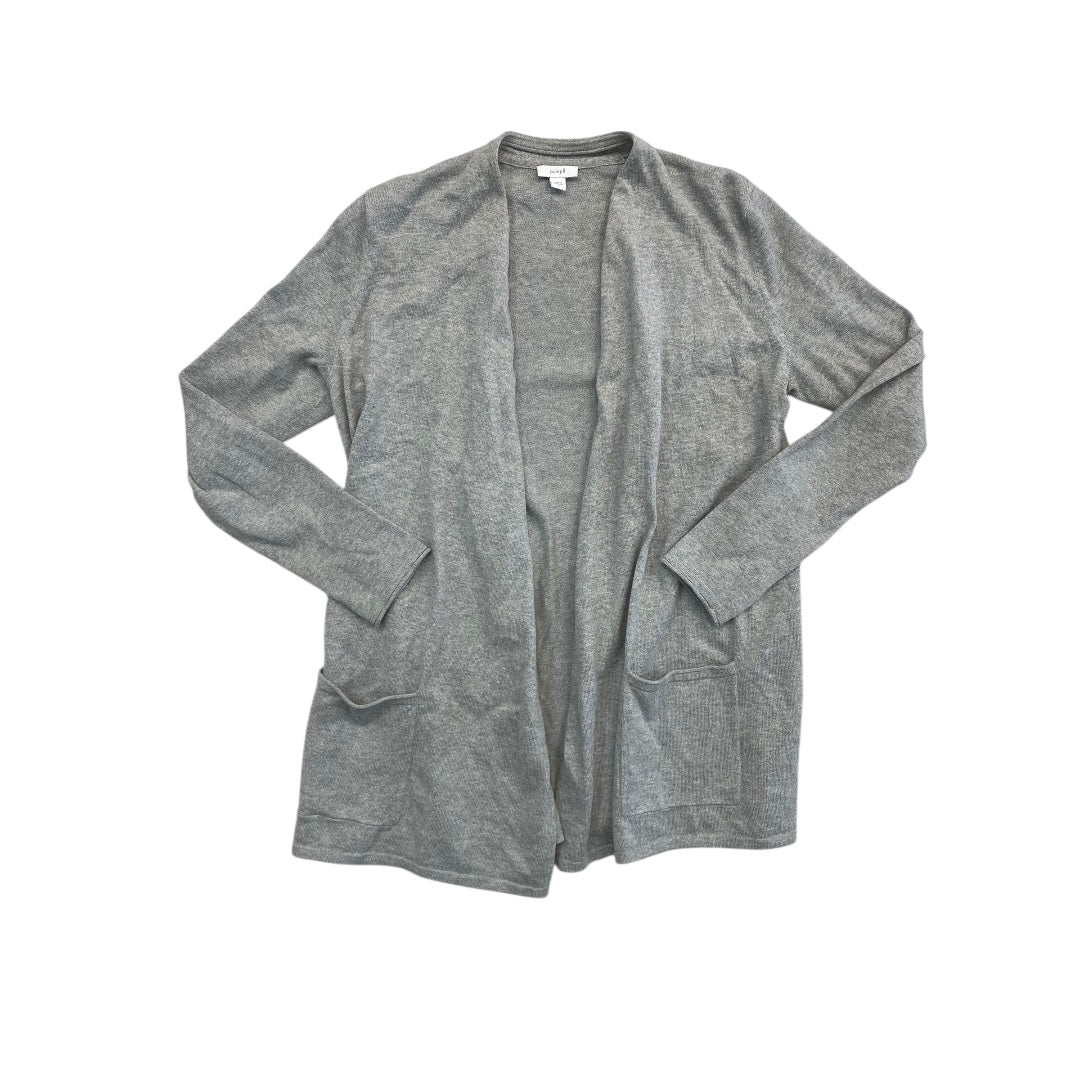 Sweater Cardigan By Pure Jill In Grey, Size:S