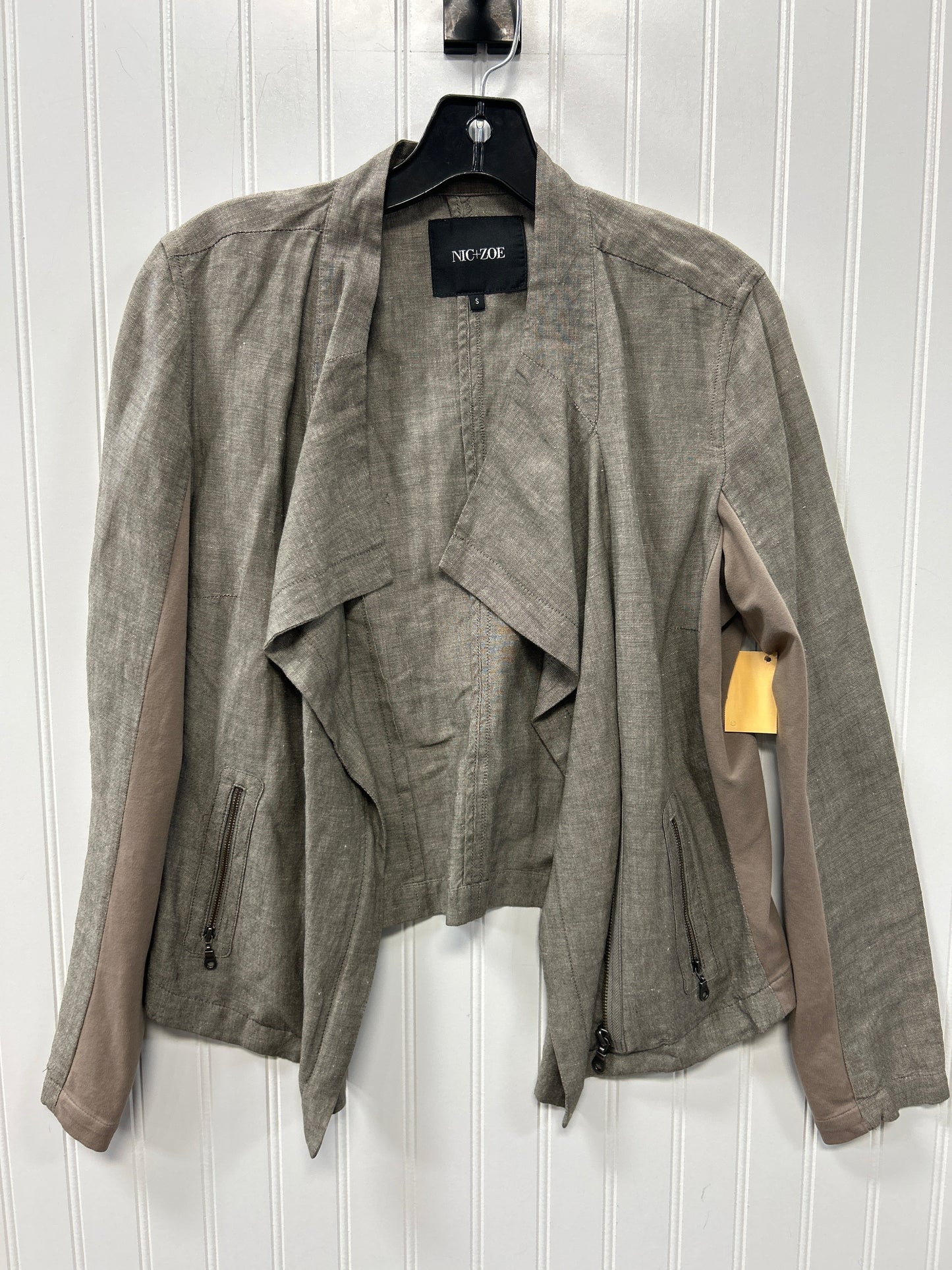 Blazer By Nic + Zoe In Taupe, Size:S