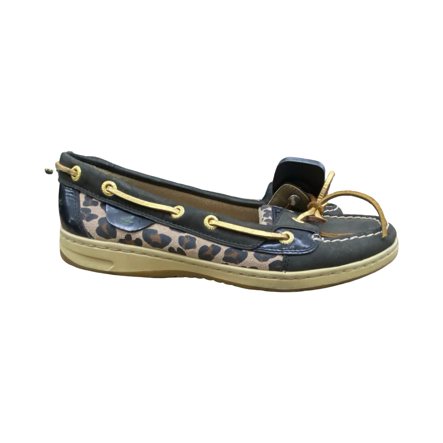 Shoes Flats By Sperry In Animal Print, Size:8.5