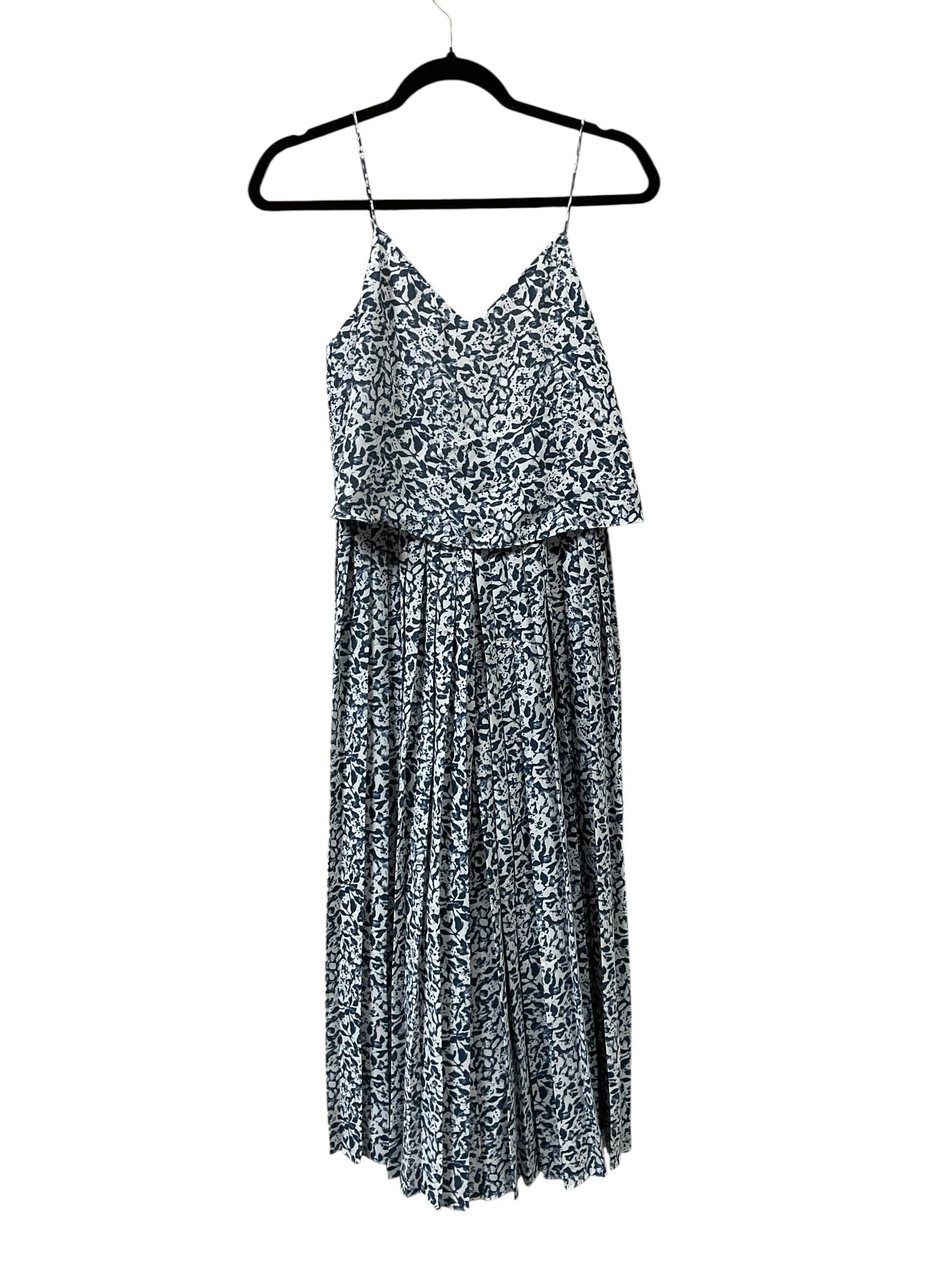 Jumpsuit By Club Monaco In Blue & White, Size:Xs