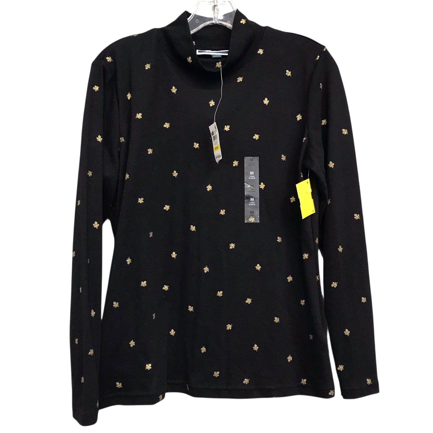 Top Ls By Karen Scott In Black, Size:M