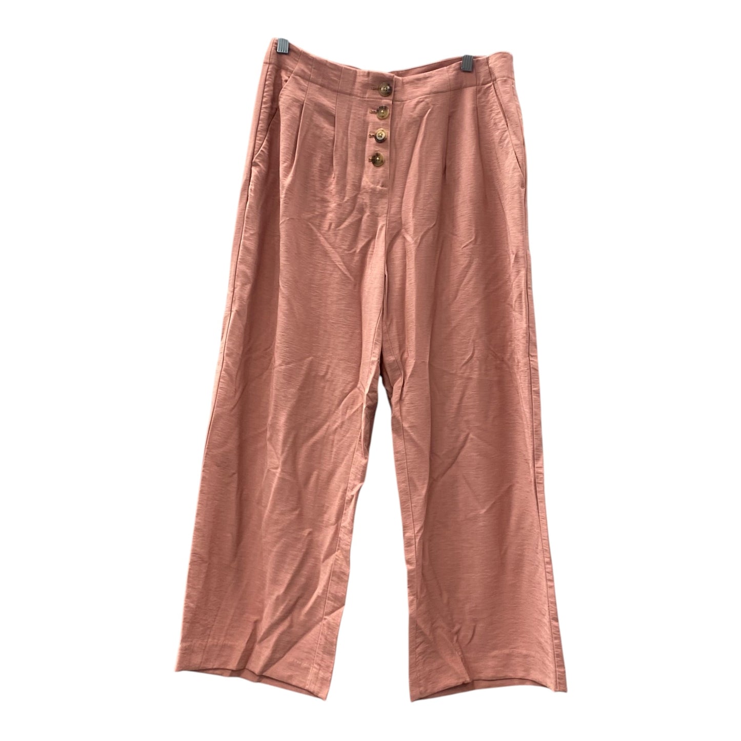 Pants Cropped By Loft In Pink, Size:4