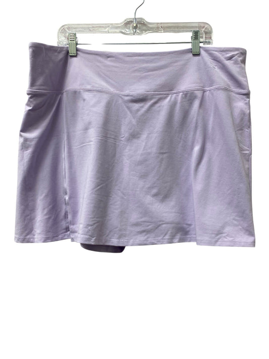 Athletic Skort By Old Navy In Purple, Size:1X