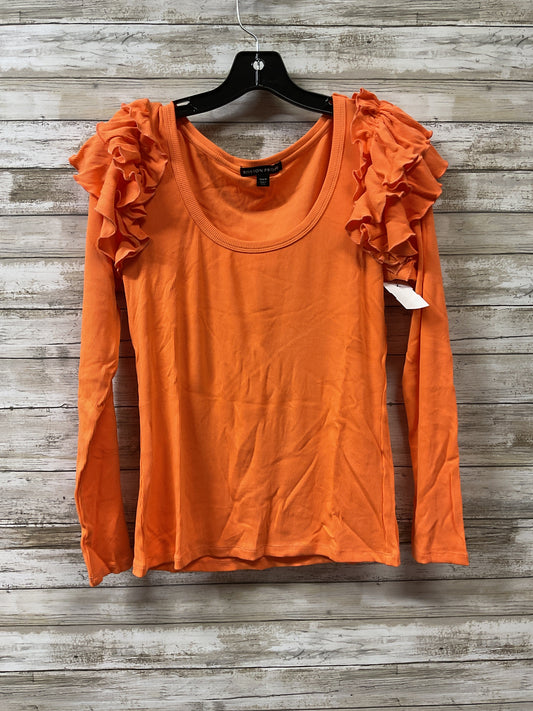 Top Ls By Boston Proper In Orange, Size:M