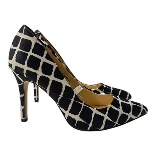 Shoes Heels Stiletto By Target-Designer In Black & White, Size:10