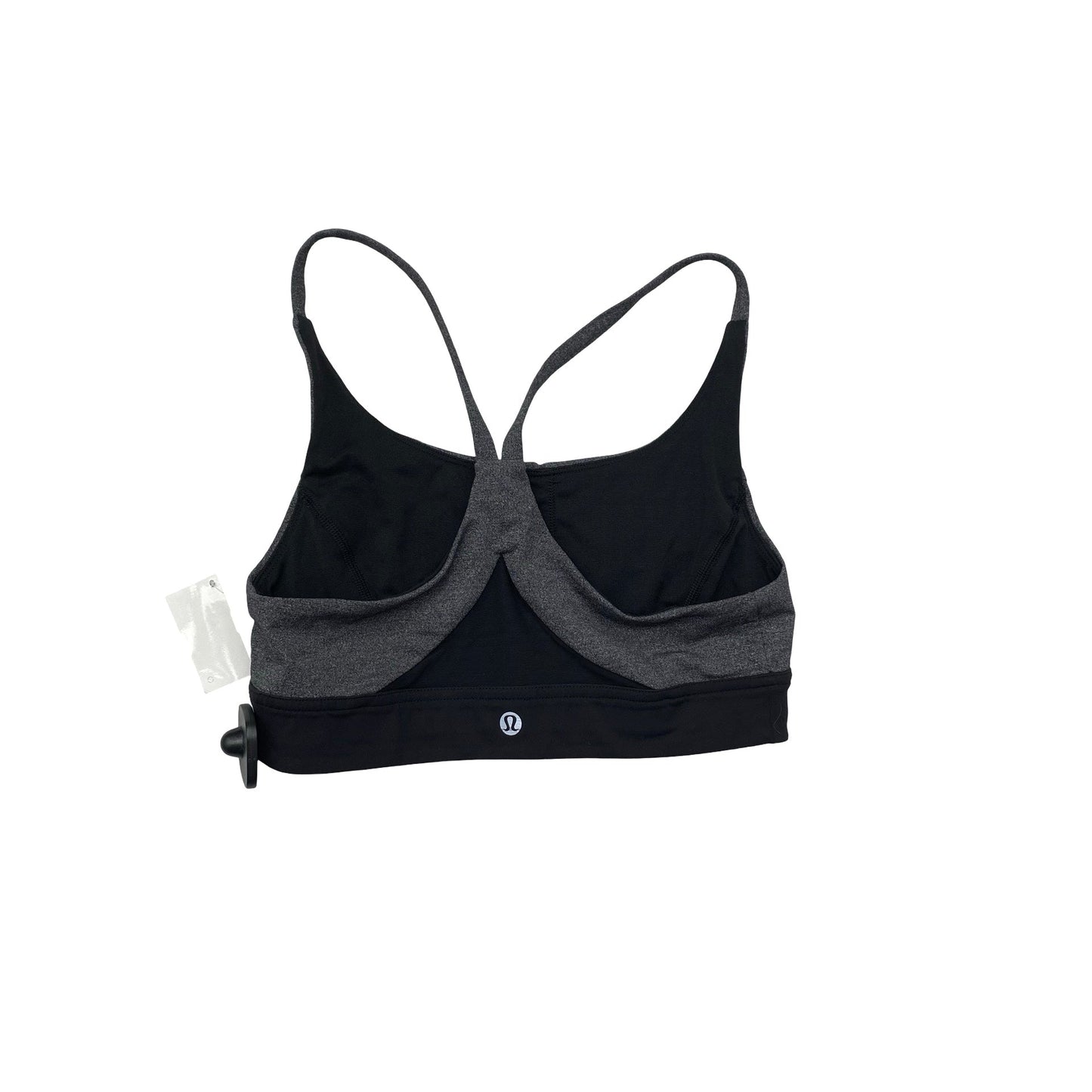 Athletic Bra By Lululemon In Black & Grey, Size:6