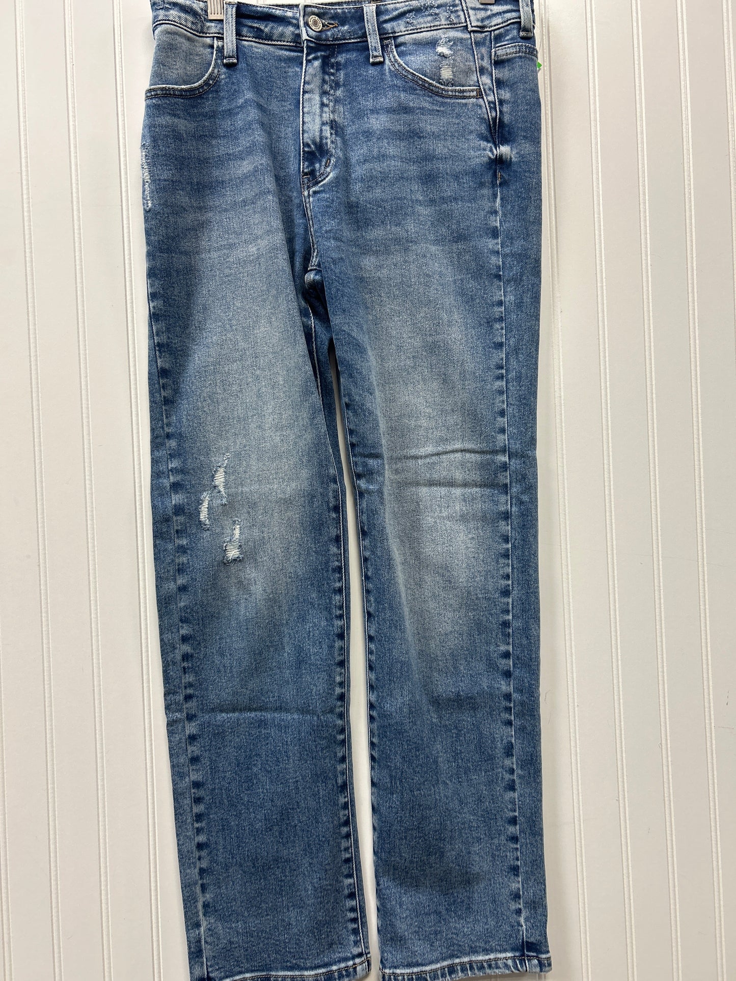 Jeans Straight By Kancan In Blue Denim, Size:6