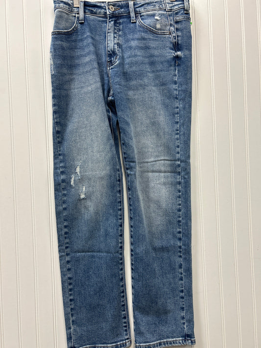 Jeans Straight By Kancan In Blue Denim, Size:6