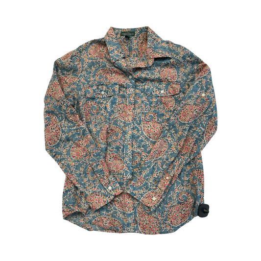 Top Ls By Ralph Lauren In Multi, Size:M