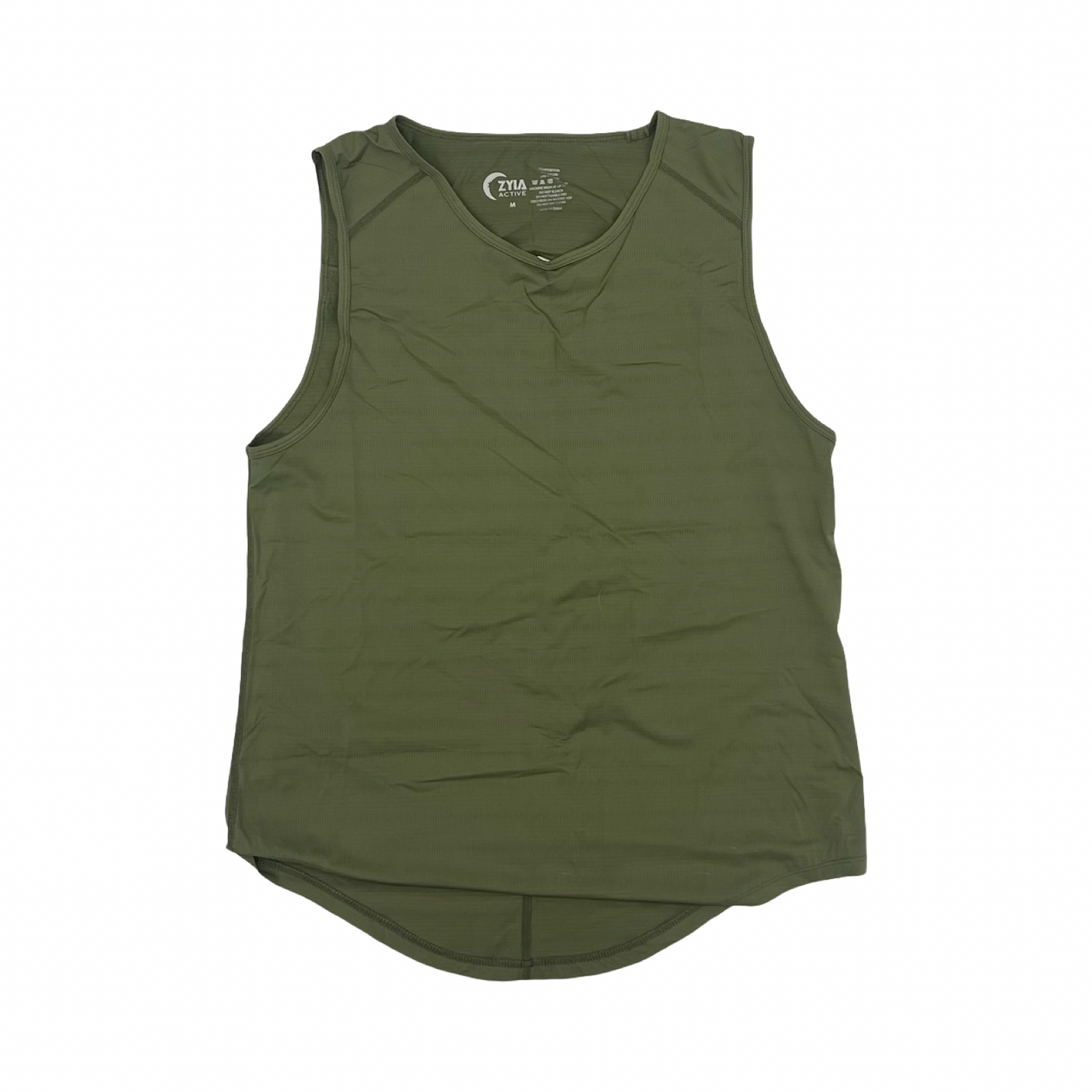 Athletic Tank Top By Zyia In Green, Size:M
