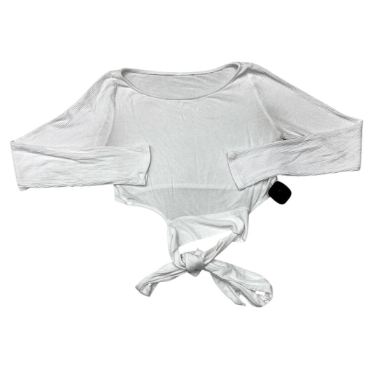 Athletic Top Ls Crewneck By Alo In White