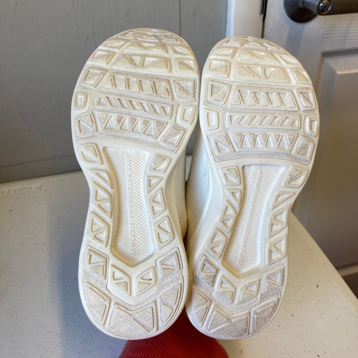 Shoes Designer By Apl In White, Size:7