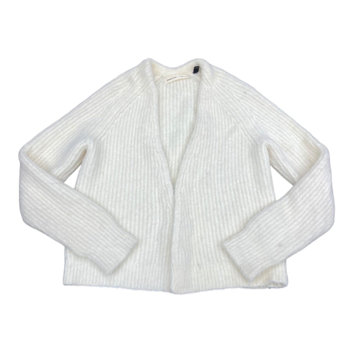 Sweater Cardigan By Anthropologie In Cream, Size:Xs