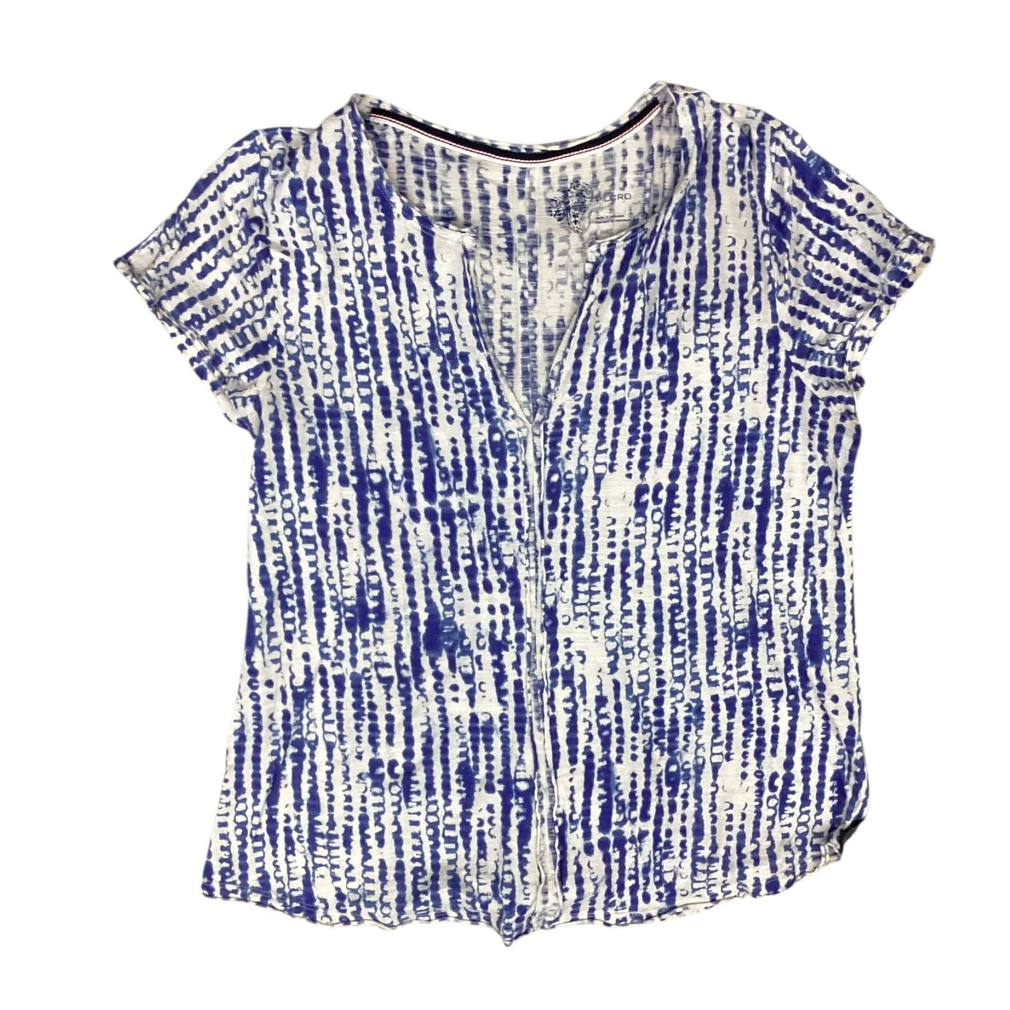 Top Ss By Pilcro In Tie Dye Print, Size:L