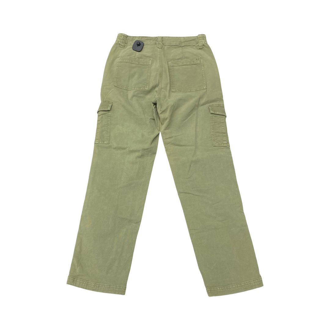 Jeans Wide Leg By American Eagle In Green Denim, Size:6