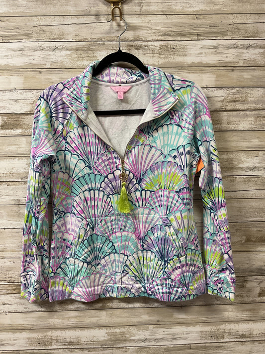 Top Ls Designer By Lilly Pulitzer In Blue & Purple, Size:S